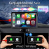 153b1b2b1f17c299 Hippcron CarPlay Android Auto Car Radio Multimedia Video Player 7inch Portable Touch Screen With USB AUX For Rear View Camera