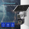 15418355459482ac LS VISION 4K 8MP Dual Screen Solar Camera Outdoor Wireless 4G/WiFi PTZ Dual Lens Security Protection Auto Tracking CCTV Cameras