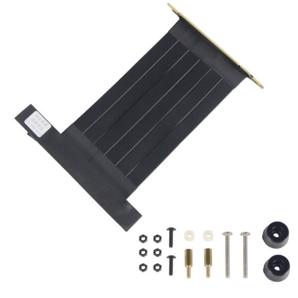 PCIe 3.0 4X 8X 16X Graphics GPU Extension Cable 90 Degree PCI Express X16 Riser Card Adapter Extender Pci-e Flexible Cord