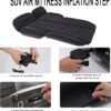 Inflatable SUV Air Mattress 3 in 1 Thickened Flocking Inflatable Car Camping Travel Air Mattress with 2 Pillows & Air Pump,Portable Car Sleeping Bed for SUV|MPV|Minivan