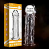 1549ebc3b2c1a160 Spike Condoms Penis Extension Sleeves Sex Toys for Men Delay Ejaculation Reusable Condoms Enlargement Sperm Lock Cock Ring