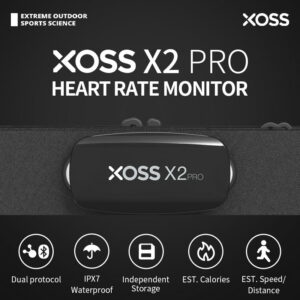 1559ff3723b4ed8b XOSS X2 Pro Heart Rate Independent Record Chest Strap HRM Monitor Bluetooth ANT+ Health Fiess Smart Bicycle Sensor