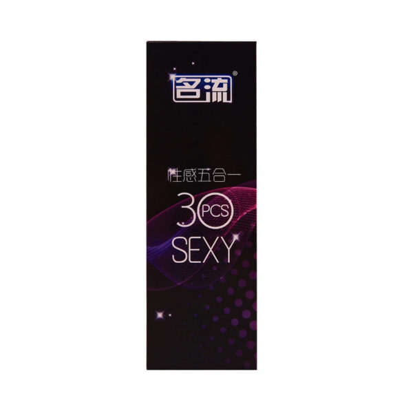 Mingliu 30pcs 5 Types In One Ultra Thin Condoms Sexy Latex Dots Pleasure Natural Rubber Condones Male Contraception Penis Sleeve