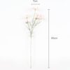 1582ae34448ec598 2 Pcs Artificial Flowers Plants Calliopsis Silk Flower Arrangements Wedding Bouquets Decorations Plastic Floral Table Centerpieces for Home Kitchen Garden Party Decor Approx 23.6'' High - Light Pink