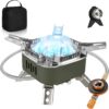 1585d98558a48869 Adiwo Camping Gas Stove, Windproof Backpacking Burner Cooking Stoves 6800W, Foldable Rocket Camping Stove with Carry Box, Outdoor Camping Gas Burner for Cooking, Hiking, Camping, Trekking, Picnic
