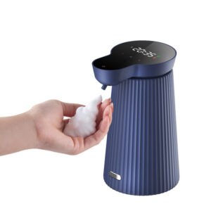 158e1916a9589a79 500ML Automatic Foam Dispenser Large Screen Time Display Touchless Infrared Sensor Liquid Soap hine Pump Hand Sanitizer