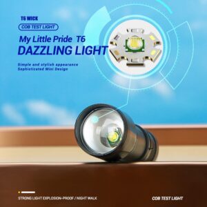 15908c5ac2fdd40c Mini Torch LED Rechargeable Portable USB Charging Flashlight High Power Bank Camping Waterproof Long Range Lantern