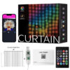 App DIY Picture Text Led Display Smart String Light RGB LED Bluetooth Control Curtain Lights
