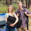 TANGZON 220x150cm Double Sleeping Bag, Extra Large Converts into 2 Waterproof Lightweight Camping Bags with 2 Pillows and Carrying Bag for Outdoor Hiking Backpacking Traveling