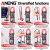 15a1d27a0476891a ANENG PN103 6000 Counts Digital Clamp Meter Multimeter 600A AC Current AC/DC Voltage Tester Hz Capacitance NCV Ohm Diode Testers