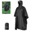 15b5bf6927411312 Waterproof Raincoat with Hood Cycling Cover Hiking Hooded Coat Jacket Motorcycle Rain Poncho Picnic Mat