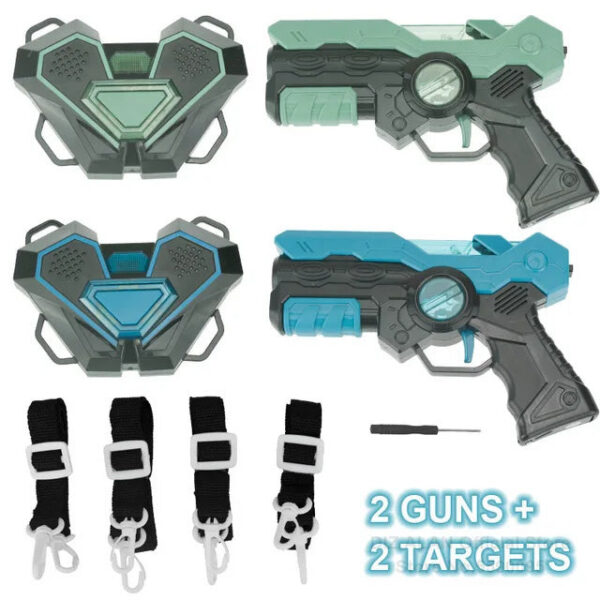 15b6955bcd7fc7fe Tag Battle Game Gun Set Electric Infrared Toy Guns Weapon Kids Laser Strike Pistol For Boys Children Indoor Outdoor Sports