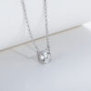 AnuJewel D Color 1ct 2ct 3ct Moissanite Diamond Gold Plated Pendant Necklace For Women Anniversary Gifts Wholesale