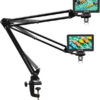 15dab2388b623140 RIEVBCAU Flexible Arm Stand,Adjustable Metal Bracket Coin Microscope Mount Compatible with DM4 DM7 DM9 MS1 MS3