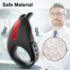 Adjustable Men Vibrating Ring Remote Control Ejaculation Delay Clitoris Stimulation Sex Toy for Couples