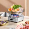 160e9477201f6a2c Portable Alcohol Stove, Outdoor Camping Stove, Compact Stainless Steel Burner, Camping Cookware for Hiking, Picnic, Bbq, to Boil Water