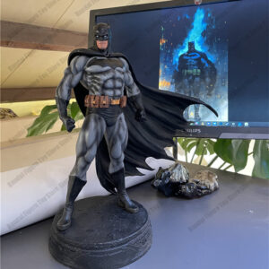 161bfb48cd812f33 Giant 38cm Dark Knight Anime Figurine Model Toys Gk Action Figure Justice League Standing Batman Ornament Gift