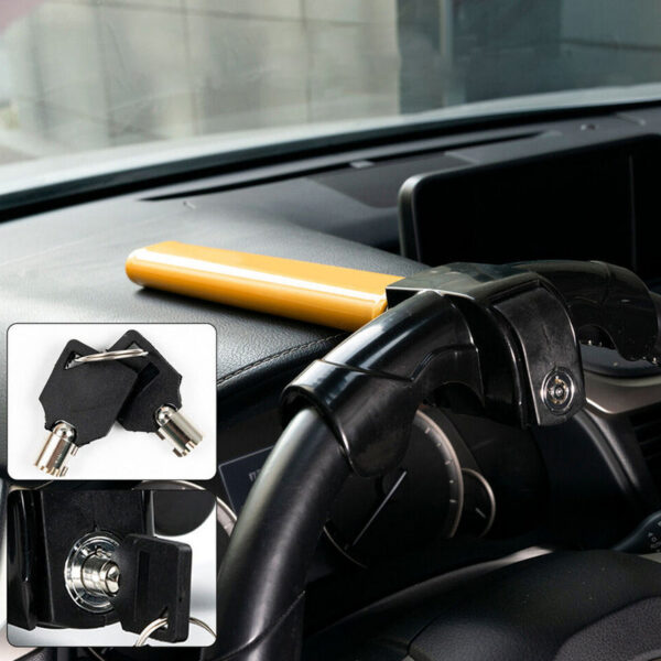 ar Car Anti-Theft – Strong Durable Heavy Duty Anti- Theft Steering Wheel Lock - Auto Security T