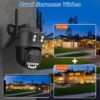 16248c64184598bc 10MP PTZ IP Camera 8MP 5K Outdoor Dual Lens Dual Screen 5G WIFI Camera AI Tracking Security Protection CCTV Surveillance Camera