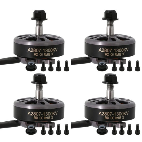 1627ca166dcbb179 4pcs/lot Angel A2807 KV1300 6S/ 1500KV 5S/ 1700KV 4S Brushless CW Motor For 7inch Long Range FPV Freestyle Drone Accessories