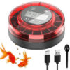 Fish for Aquarium Automatic Food Dispenser Rechargeable Timer Feeder with USB Cable LCD Display