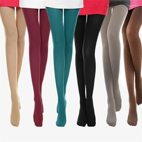 16374428872d26a4 Women Socks Stockings Sexy Tights For Candy Color Pantyhose Multicolour Veet Seamless Winter Thicken Long Slim