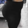 Fleece Lined Plus Leggings Thick Women Autumn Winter Big Size Pantyhose for Fat Girl Tight Compression Legging Pants 240119