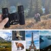 16543feeac6ec9b4 40x22 HD Powerful Binoculars 2000M Long Range Folding Mini Telescope BAK4 FMC Optics For Hunting Sports Outdoor Camping Travel
