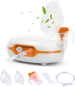 1678a454c7c62ef6 Nebulizer Machine with 2 Sizes Mask,Portable Nebulizer Machine for Adults&Kids with Full Accessory,Nebulizers Steam Inhaler Tiny
