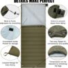 16896a2cbcec1c2c QEZER Down Sleeping Bag,Lightweight Rectangular Sleeping Bag for Adults,Kids,Boys,Girls 3 Seasons Backpacking, Hiking and Camping Outdoor,can be used as the Blanket