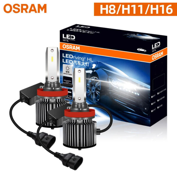 168e26bc03fa9306 OSRAM LEDriving YLZ HL H7 H4 LED Car Headlight H1 H8 H11 H16 HB3 HB4 HIR2 9012 12V 6000K Super Bright White Lamps Auto Bulb 2pcs