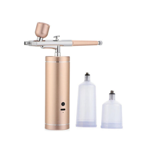 16a5aa81ddbf3d19 0.3mm Water Oxygen Facial hine Airbrush Mini Air Compressor Gun for Painting Tattoo Makeup Spray Face Steam Beauty Apparatus