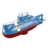 16b4c62809c5b213 Mini RC Submarine 0.1M/s Speed Remote Control Boat Outdoor Waterproof Diving Toys Simulation Model Kids Boys Girls Birthday Gift