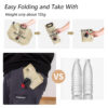 16dd1e029243b044 PACOONE Outdoor Mini Folding Camping 8L Big Capacity Portable Water Bag For Survival Or Emergency Supplies