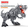 16dd34cf3dd02e54 Jurassic Dinosaur World Large nical Tyrannosaurus Rex Building Blocks T-rex Model With Lights Bricks Toys For Children Gift
