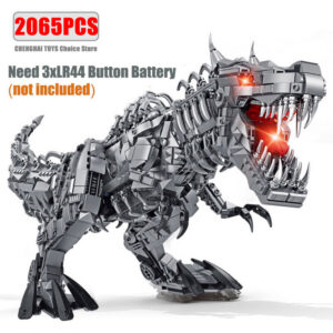16dd34cf3dd02e54 Jurassic Dinosaur World Large nical Tyrannosaurus Rex Building Blocks T-rex Model With Lights Bricks Toys For Children Gift