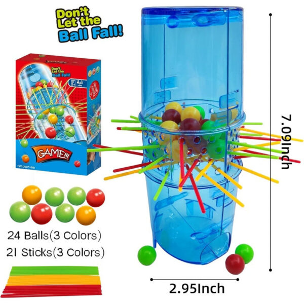 Don'T Let The Ball Fall,Best Board Game for Family,Party,Puzzle toy,2-4 Players,hand-eye coordination, fine motor, thinking