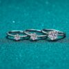 Moissanite Diamond Ring With Setting