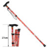 1715a57acaee3b58 Hiking Camping Mountaineering Printing Walking Stick Telescopic Baton Trekking Poles Folding Cane Crutches Pole Unisex