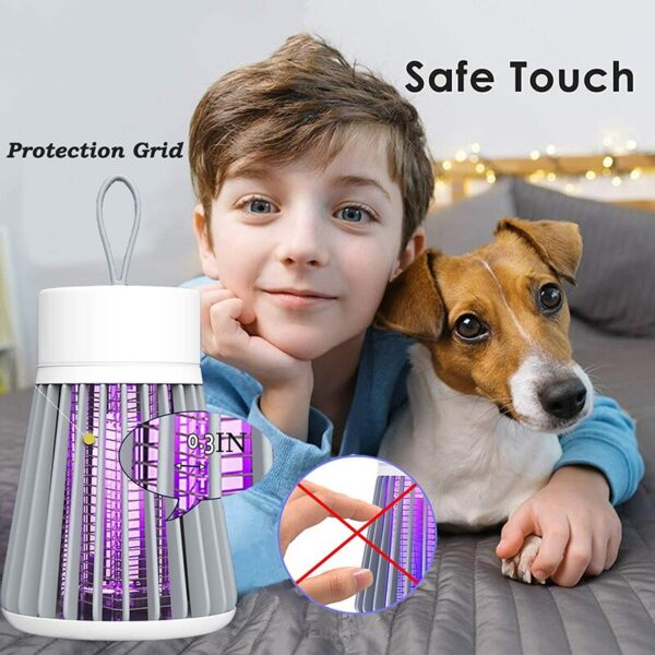 2023 Electric Shock Lamp USB Fly Zapper Insect Killer Repellent Bedroom Outdoor Anti Mosquito Trap