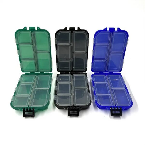 1728492befa3e98f Tackle Box 10 Compartment Lure Hook Storage Case Double Sided Fishing Tool Organizer Multifunctional Bait Container