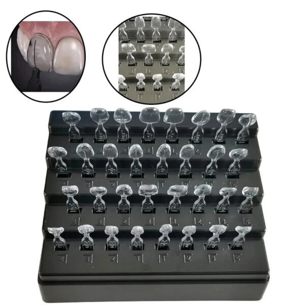 32pcs/set Mould Kit For Composite Resin Veneers Light Cure Filg Anterior Front Teeth Tooth Whitening Dental Lab Tools