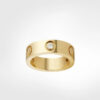 Screw love woman Classic designer jewelry rings for couples Titanium Steel diamond ring Gold Sier Rose Never fade Not allergic 4/5/6mm