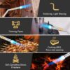 1730dff501365b99 Professional Propane Mapp Blow Torch,Welding Soldering Brazing Gas Plumbing Tool,Barbecue, Cooking, DIY Dissolution Gas Burner.