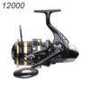 NHUE Big Spinning 8000 9000 10000 12000 14000 Drag 20KG Powerful Reel Saltwater Fresh Water Fishing Pesca