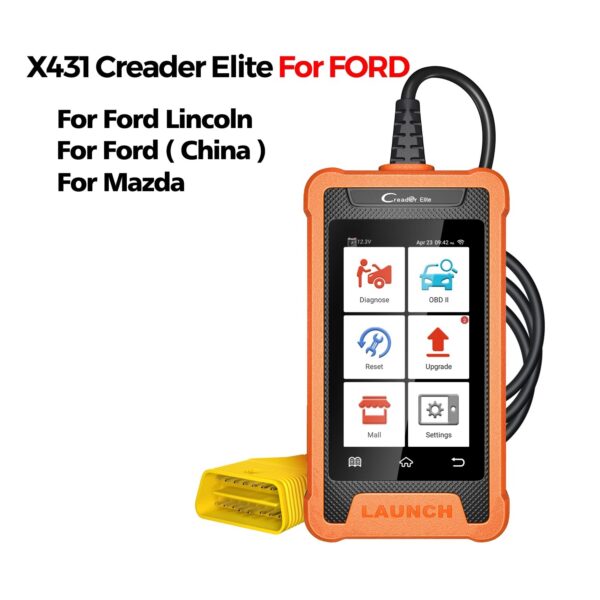 1756760a51e50d83 LAUNCH X431 Creader Elite For BENZ Diagnostic Tools Professional Full System TPMS 31+ reset Function Online Coding OBD2 Scanner