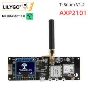 LILYGO® TTGO Meshtastic T-Beam V1.2 ESP32 LoRa Development Board 433MHz 868MHz 915MHz 923MHz WiFi BLE GPS OLED Display AXP2101