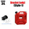 1778bc180bf8a52e 3/5L Accessories Petrol Cans Barrels Gas Spare Container Anti-static Jerry Fuel Tank Mororcycle Can