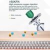 Water Light Oxygen Injection Apparatus Nano Fog Mist Sprayer Air Compressor Kit For Nail Tattoo Art Beauty Decoration Gun Tool