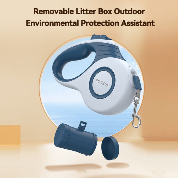 ROJECO Automatic Retractable Dog Leash 3M/5M Extendable For Outdoor Travel Walking Hiking Small Dogs Traction Rope Cat Lead